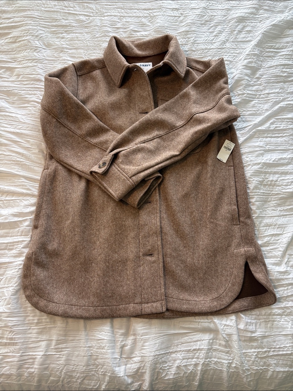 Old Navy Jacket Women’s Brown Fleece Jacket NWT Size M
